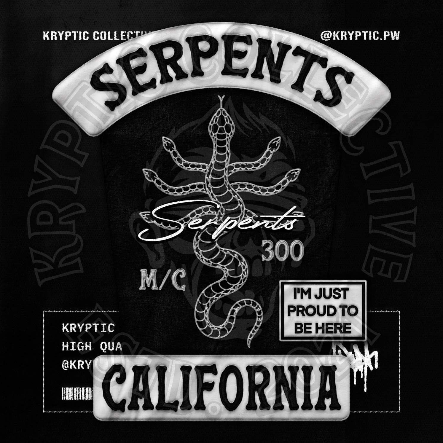 Serpents MC patch design